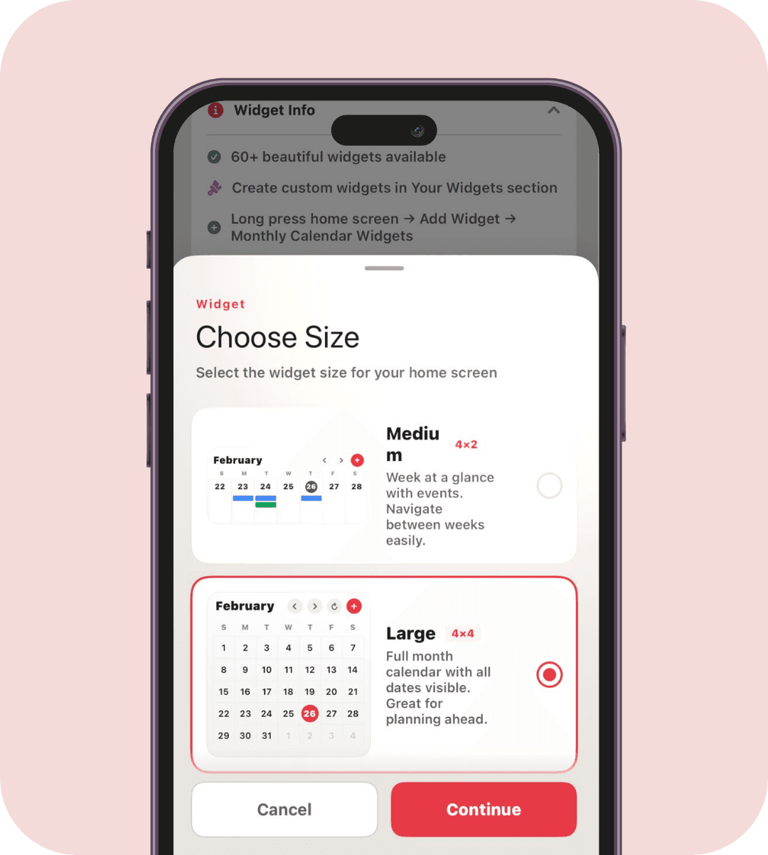 Custom widget builder