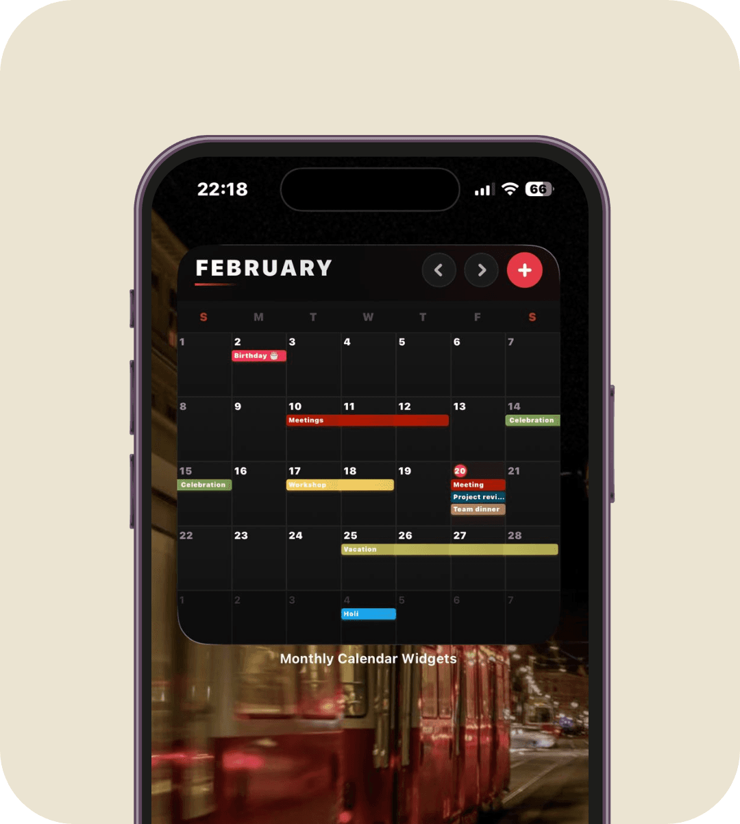 Large in Dark theme