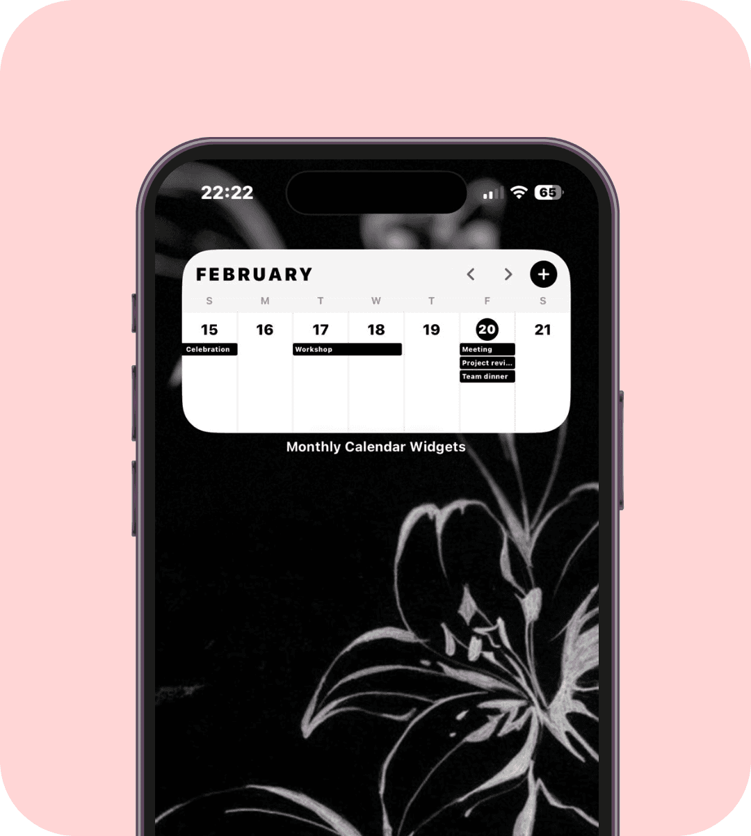 Medium Week in Monochrome theme