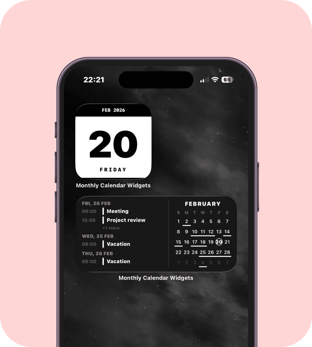 Small in Monochrome theme