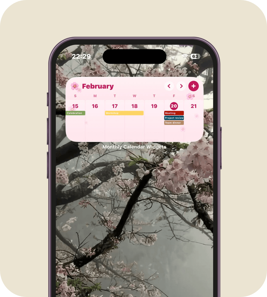 Medium Week in Sakura theme